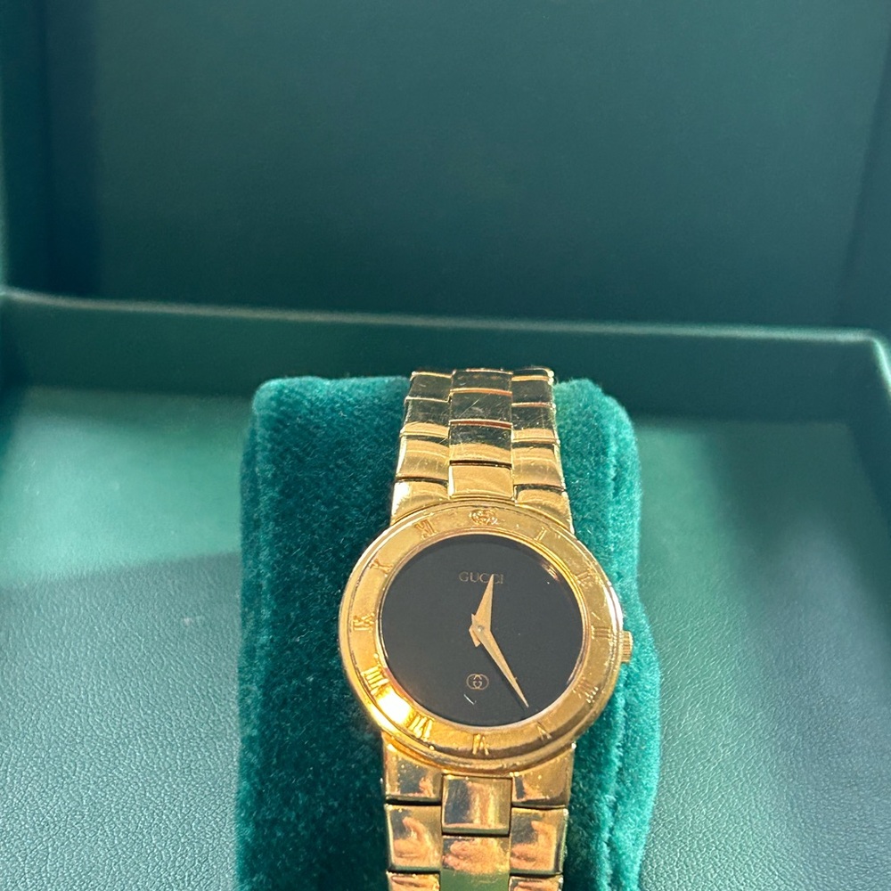 Gucci Gold Timepiece 3300.2.L Gold Plated - Picture 2 of 11